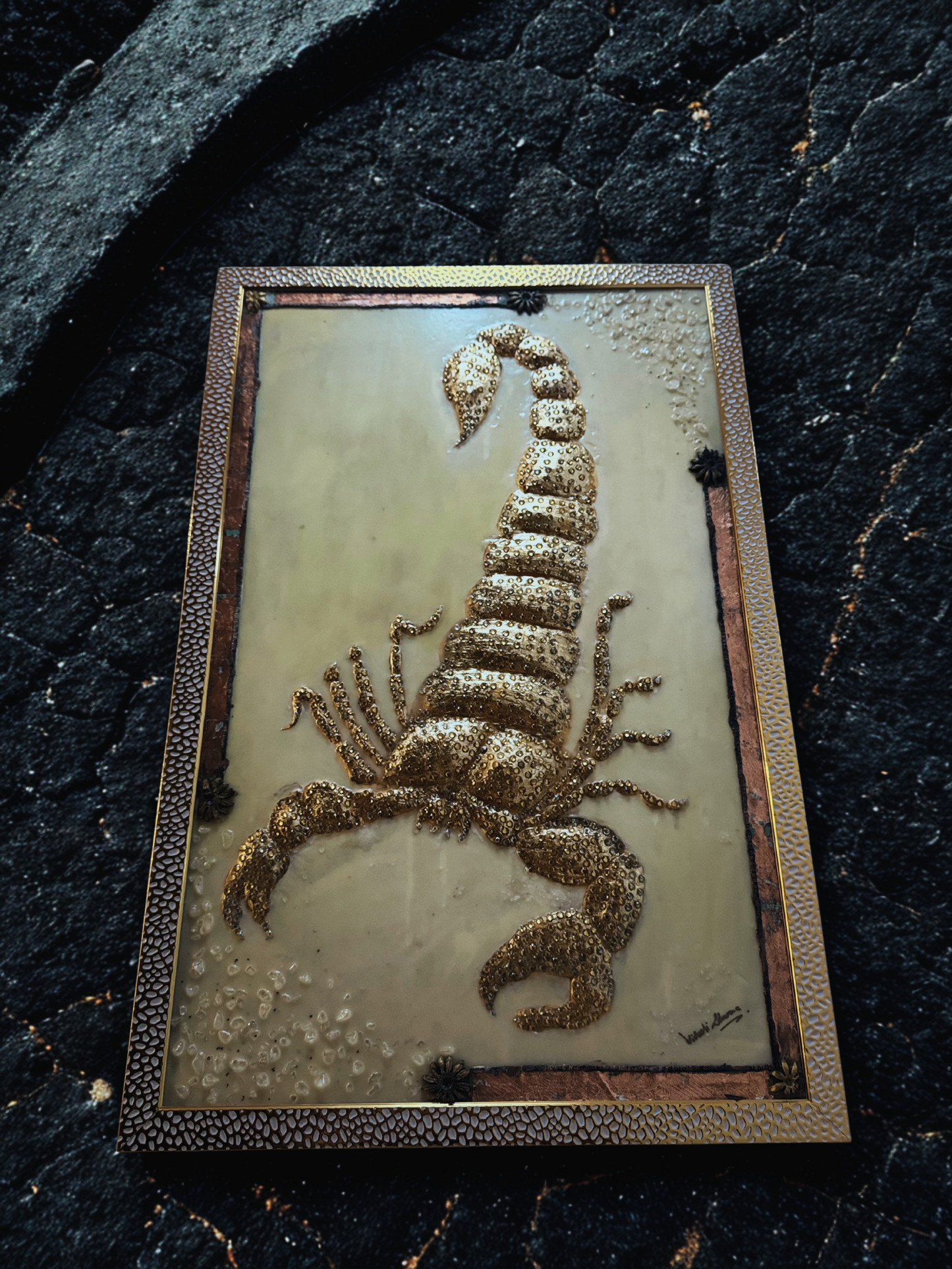 ๐ฆ "Sting of Power" โ The Golden Scorpion Artwork