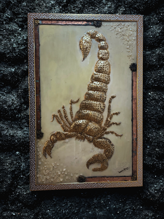 🦂 "Sting of Power" – The Golden Scorpion Artwork